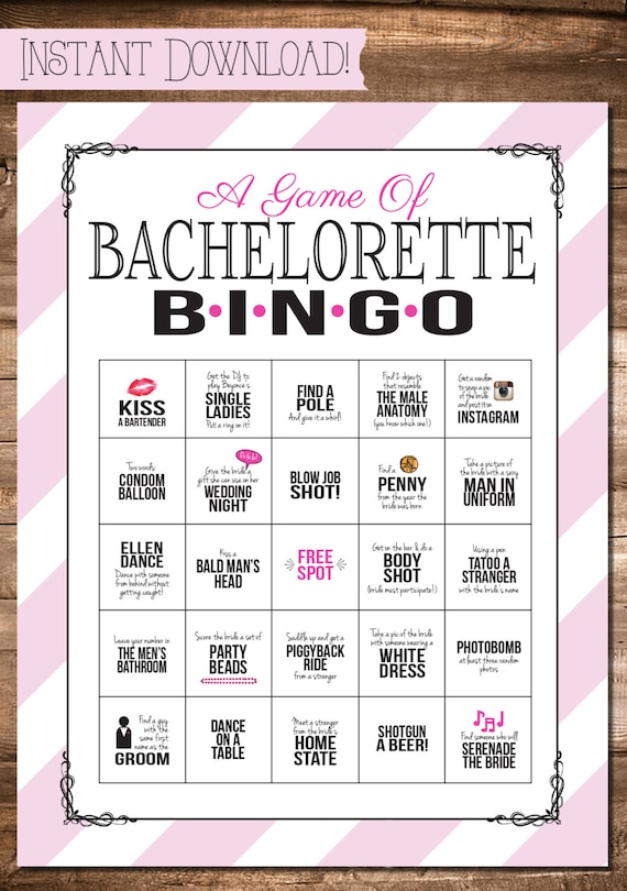 10 Easy And Fun Bachelorette Printables Free Printable Bachelorette 