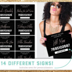 14 Bachelorette Mugshot Printables Jail Sign Made Of Etsy In