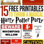 15 Free Harry Potter Party Printables Part 1 Lovely Planner