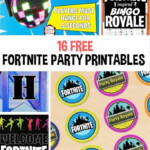 16 Free Fortnite Party Printables