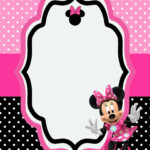 30 FREE Printable Minnie Mouse Birthday Invitation Templates Minnie