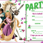 40th Birthday Ideas Tangled Birthday Invitation Templates