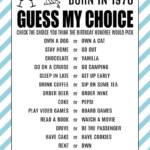 50Th Birthday Party Games Free Printable 50th Birthday Party Games