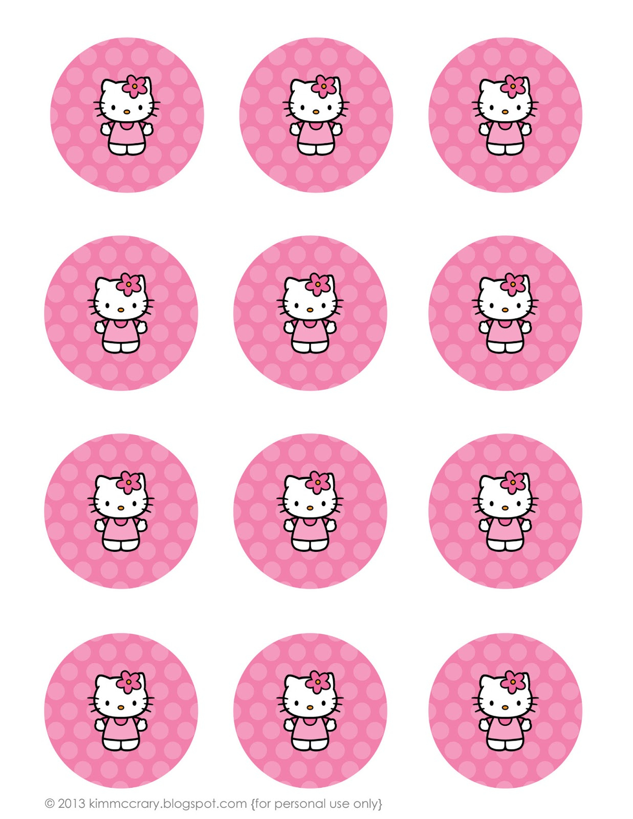 All Things Simple Simple Celebrations Hello Kitty Party Printables