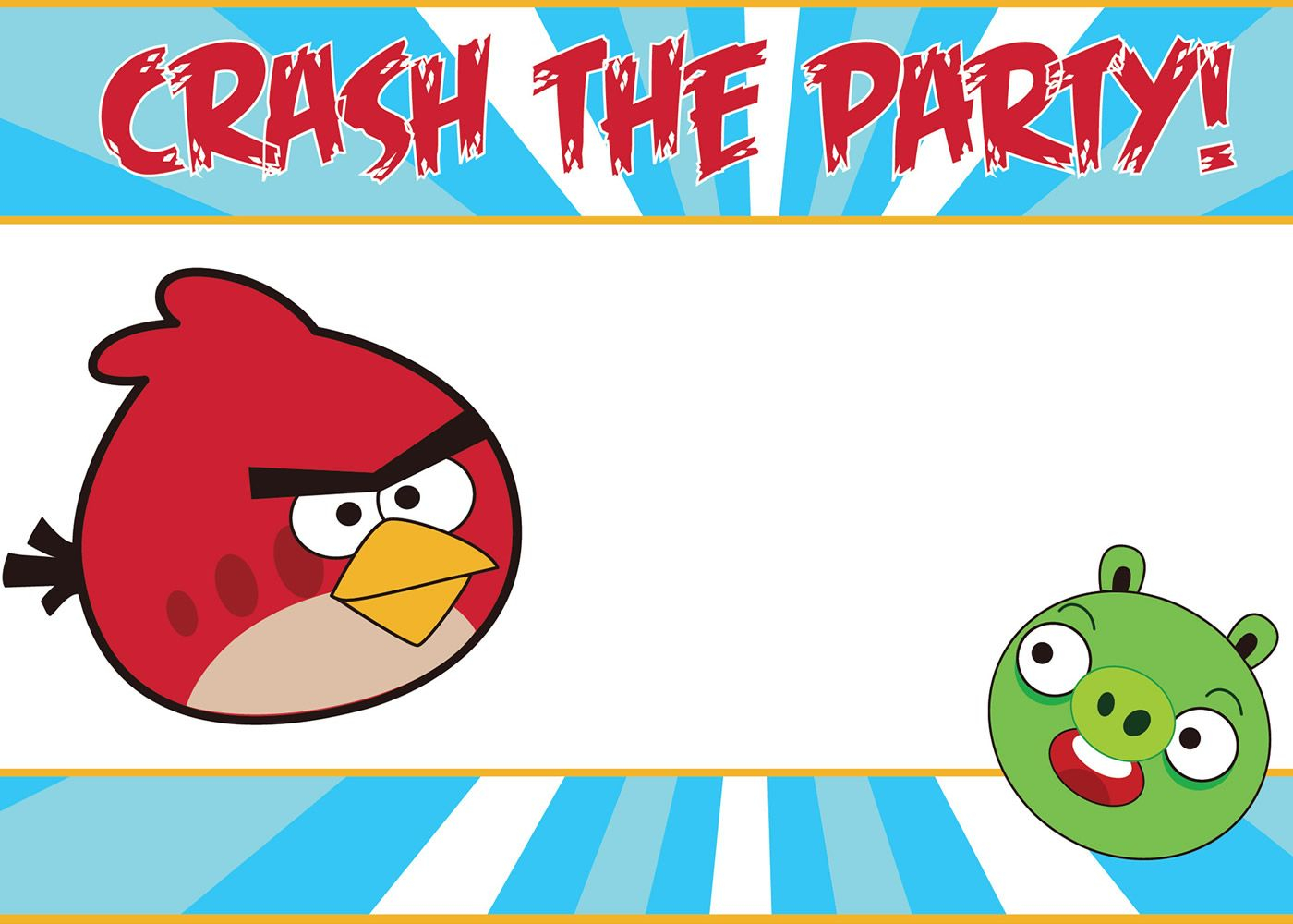 Angry Birds Birthday Invitation Bird Birthday Invitations Kids