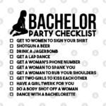 Bachelor Party Checklist Bachelor Party Checklist Sticker TeePublic