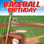 Baseball Birthday Printables Printable Word Searches