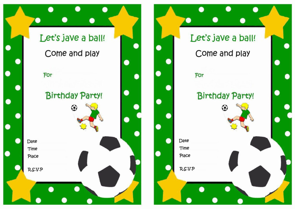 Birthday By Theme Football Birthday Party Invitations Party 