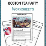 Boston Tea Party Facts Information Worksheets For Kids