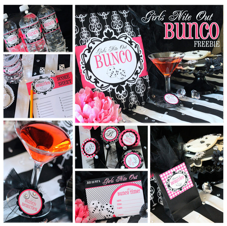 Bunco Party Night 7 Free Printables Tip Junkie