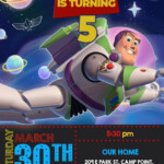 Buzz Lightyear Birthday Party Invitation Terrific Invite In 2021