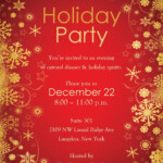 Christmas Party Invitation Template