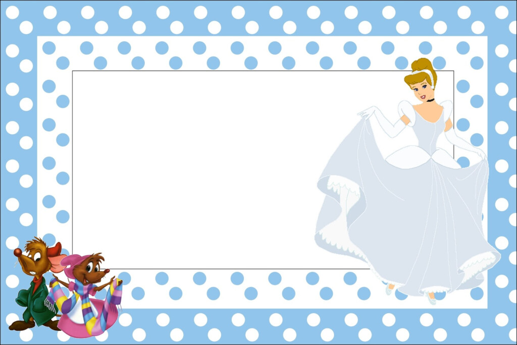 Cinderella Birthday Party Free Printable Invitations Oh My Fiesta 