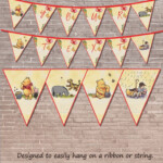 Classic Winnie The Pooh Party Banner Instant DOWNLOAD Etsy