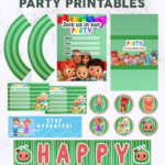 Cocomelon Party Printables Set Free Download Party With Unicorns