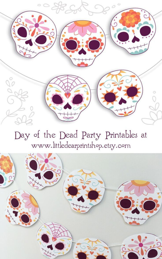 Day Of The Dead PDF Party Printables Are Perfect For Your Dia De Los 