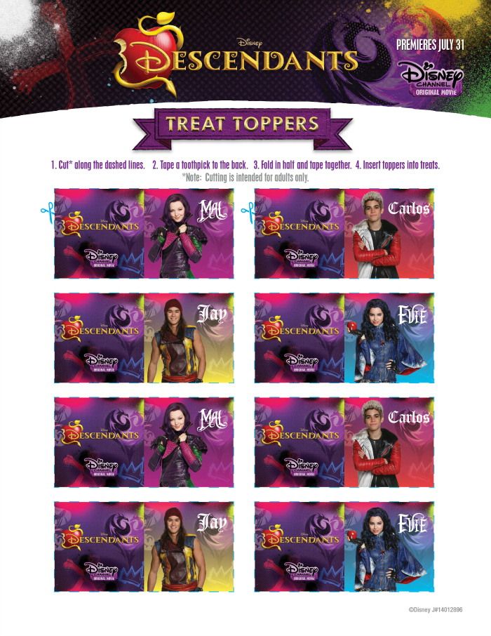 Descendants 2 Free Printables PRINTABLE TEMPLATES