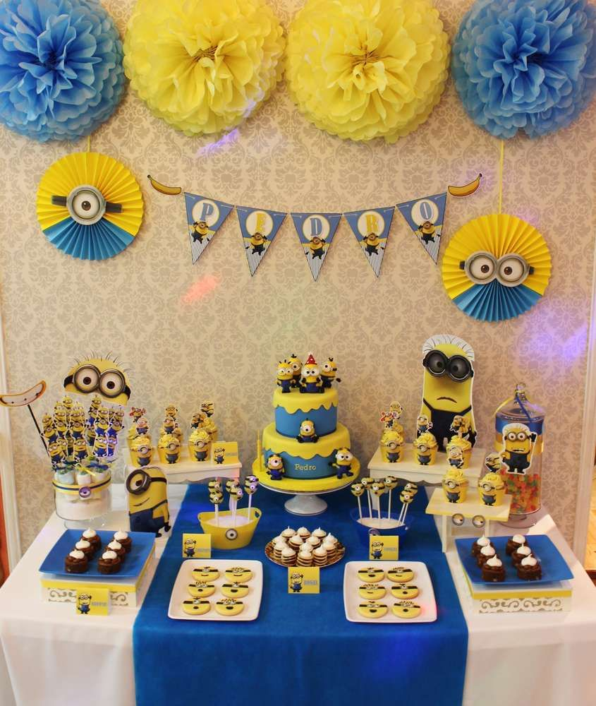 Despicable Me Minions Birthday Party Ideas Photo 1 Of 10 Do um 