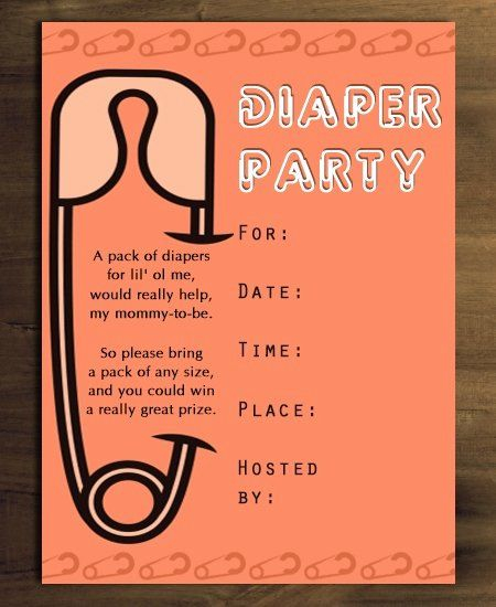 Diaper Party Invite Template Portal Tutorials