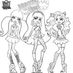 Dibujos De Monster High 24826 Pel culas De Animaci n Para Colorear