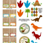 Dinosaur Birthday Party Printable Dinosaur Party Decor Kids Etsy