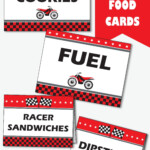 Dirt Bike Birthday Food Labels Printable Decorations For A Etsy In