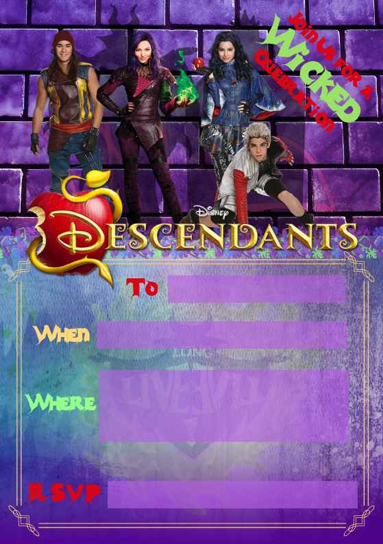 Disney Descendants Birthday Party Ideas Have An Awesome Microblog 