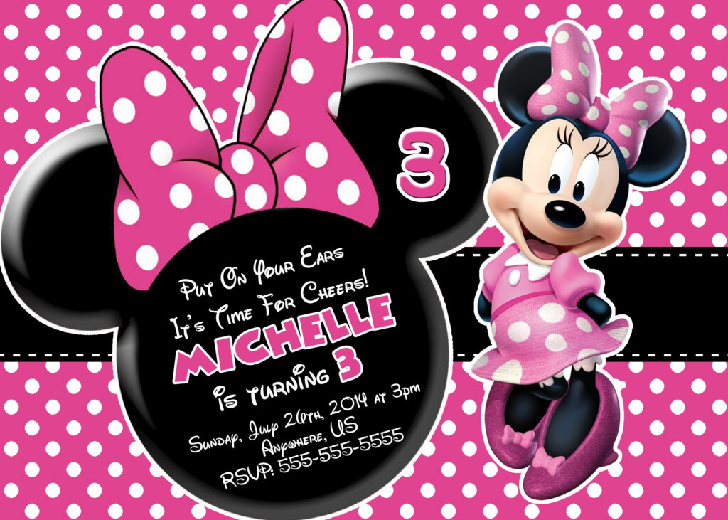 Disney Minnie Mouse Birthday Invitations 8 99 Available At Www 