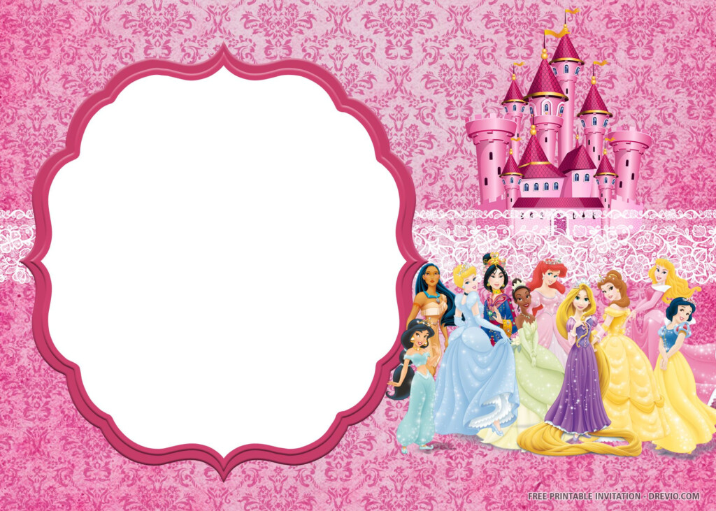 Disney Princess Invites Printable Free Printable Word Searches