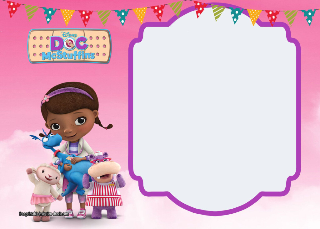 Doc McStuffins Birthday Invitation Templates Drevio Invitation Doc 