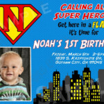 Download Now Free Evite Birthday Party Invitations Superhero Birthday