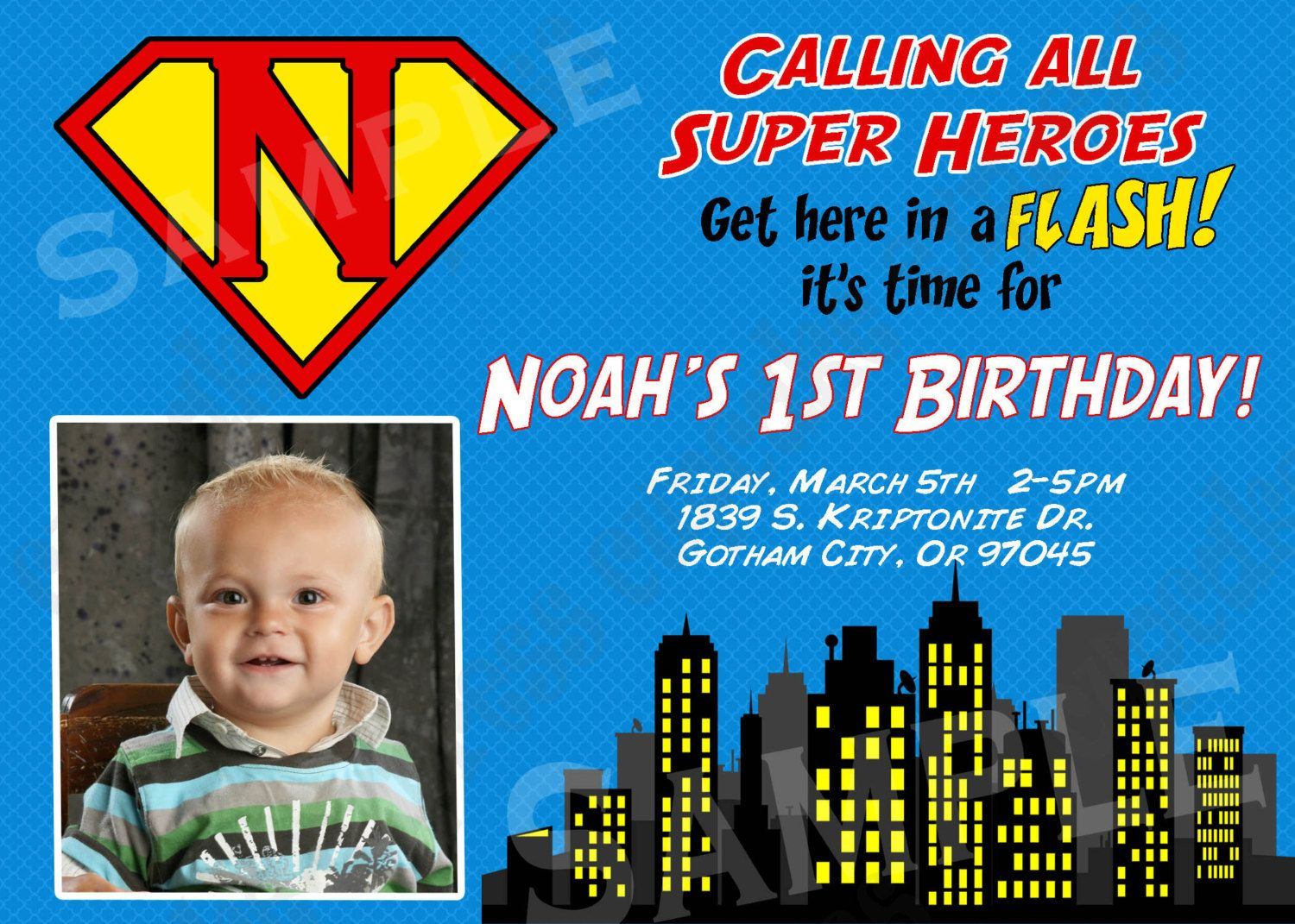 Download Now Free Evite Birthday Party Invitations Superhero Birthday 