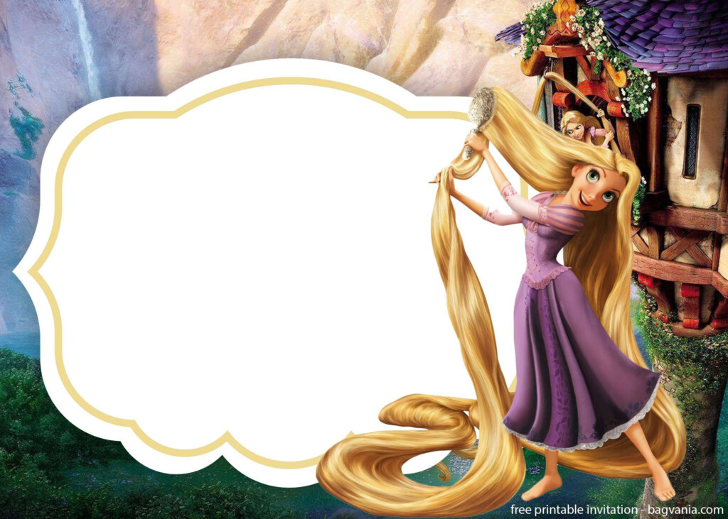 Download Rapunzel Invitations Template For Free Invitaciones De 