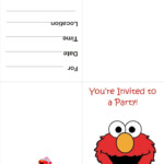 Elmo Printable Birthday Party Invitation Archives