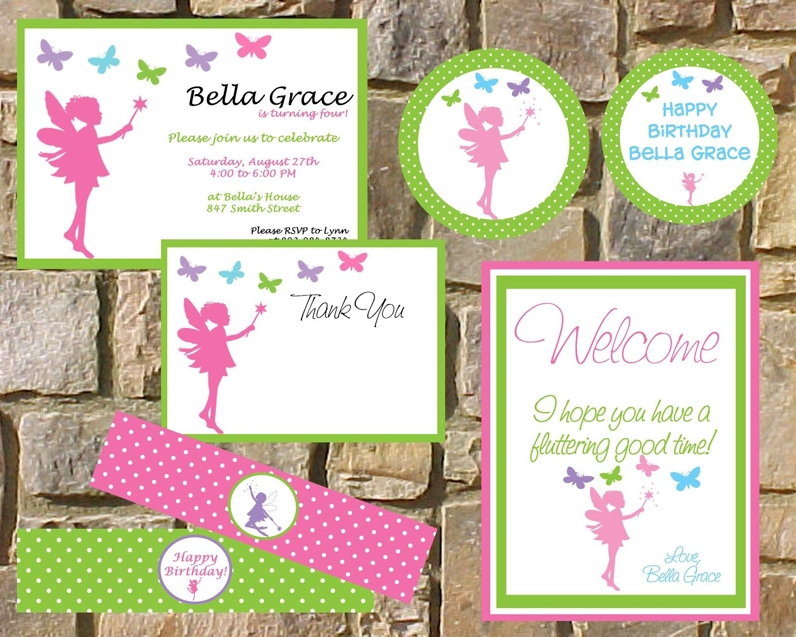 Fairy Party Invitations Printable Free Fairy Party Invitations Party