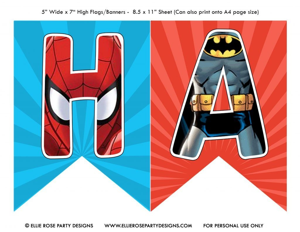 Free Avengers Birthday Party Printables Free Printable