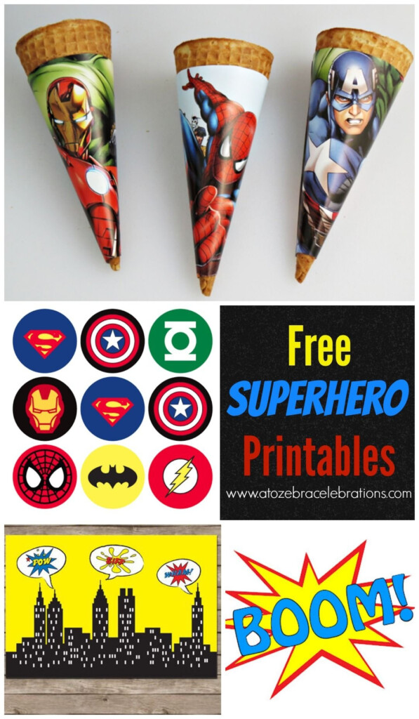 Free Avengers Birthday Party Printables Free Printable