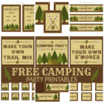 FREE Camping Party Printables Catch My Party