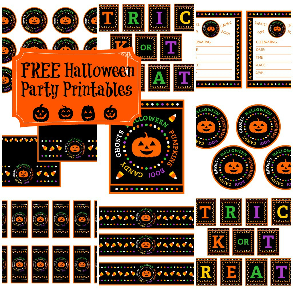 FREE Candy Corn Halloween Party Printables Catch My Party