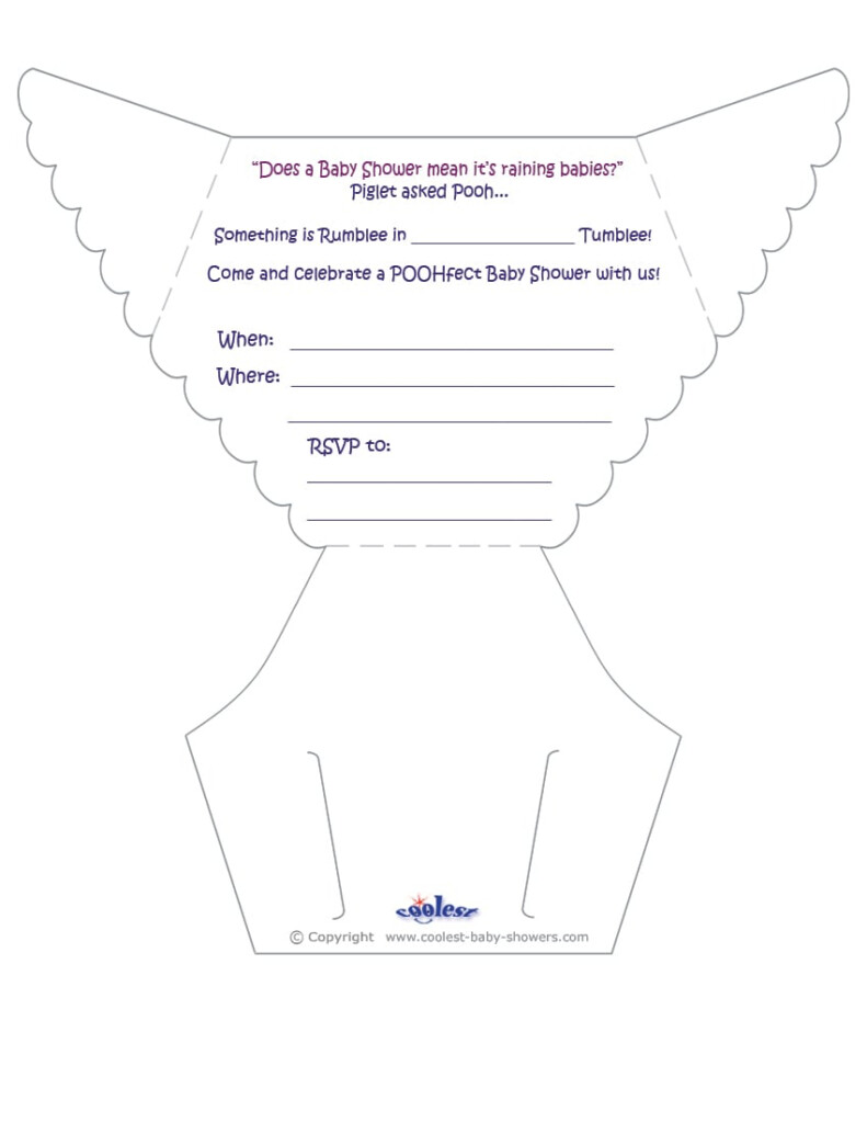 Free Diaper Party Invitation Templates