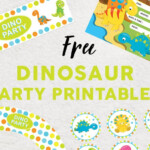 Free Dinosaur Birthday Party Printables FREE PRINTABLE TEMPLATES