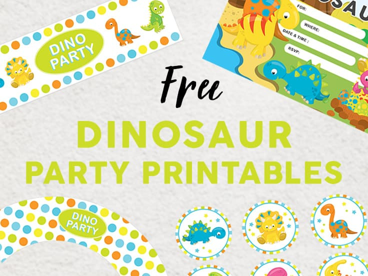 Free Dinosaur Birthday Party Printables FREE PRINTABLE TEMPLATES