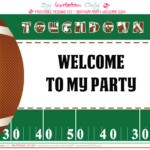 FREE Football Party Printables From By Invitation Only DIY Catch My Party