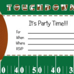 FREE Football Party Printables From By Invitation Only DIY Football