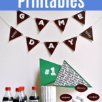 Free Football Party Printables Hello Little Home