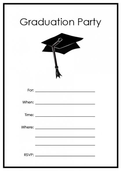 Free Graduation Invitations To Give You Extra Ideas In Making 