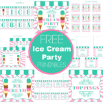 FREE Ice Cream Party Printables From Printabelle Perfect For Summer