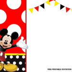 FREE Mickey Mouse Birthday Invitation Templates Latest Mickey Mouse