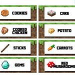 Free Minecraft Printables Food Labels Printable Blog