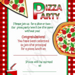 Free Party Invitation Templates Inspirational Pizza Party Invitations